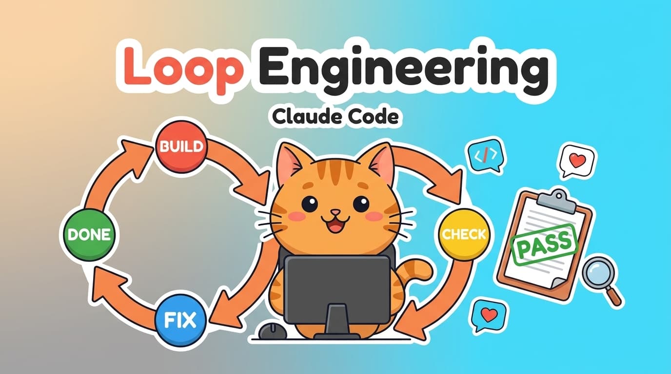 Claude Codeで始めるループエンジニアリング入門|「自分で確かめて、終わるまで続ける」エージェントの作り方