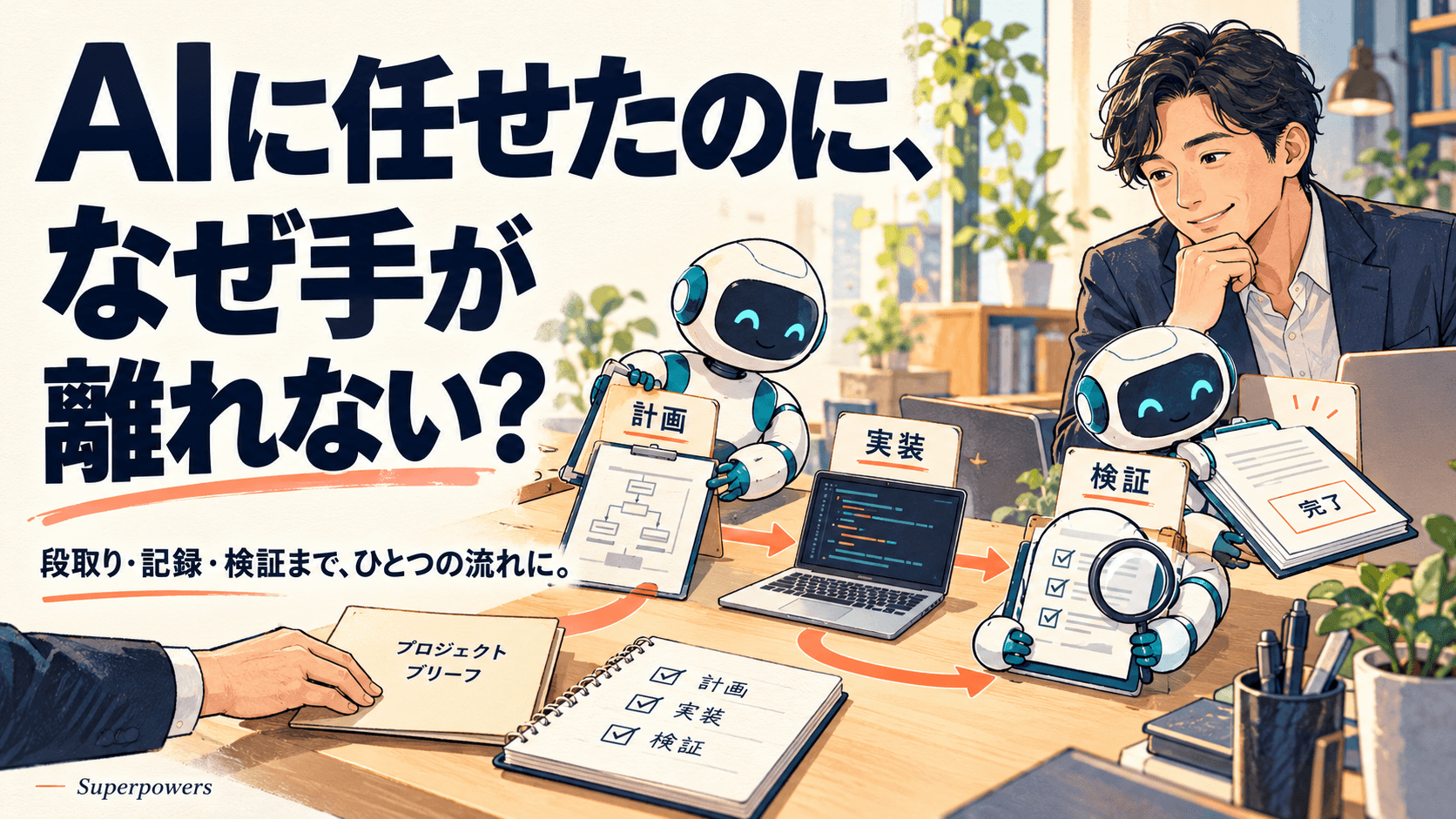 AIに開発を段取りごと任せる — Superpowersの使い方