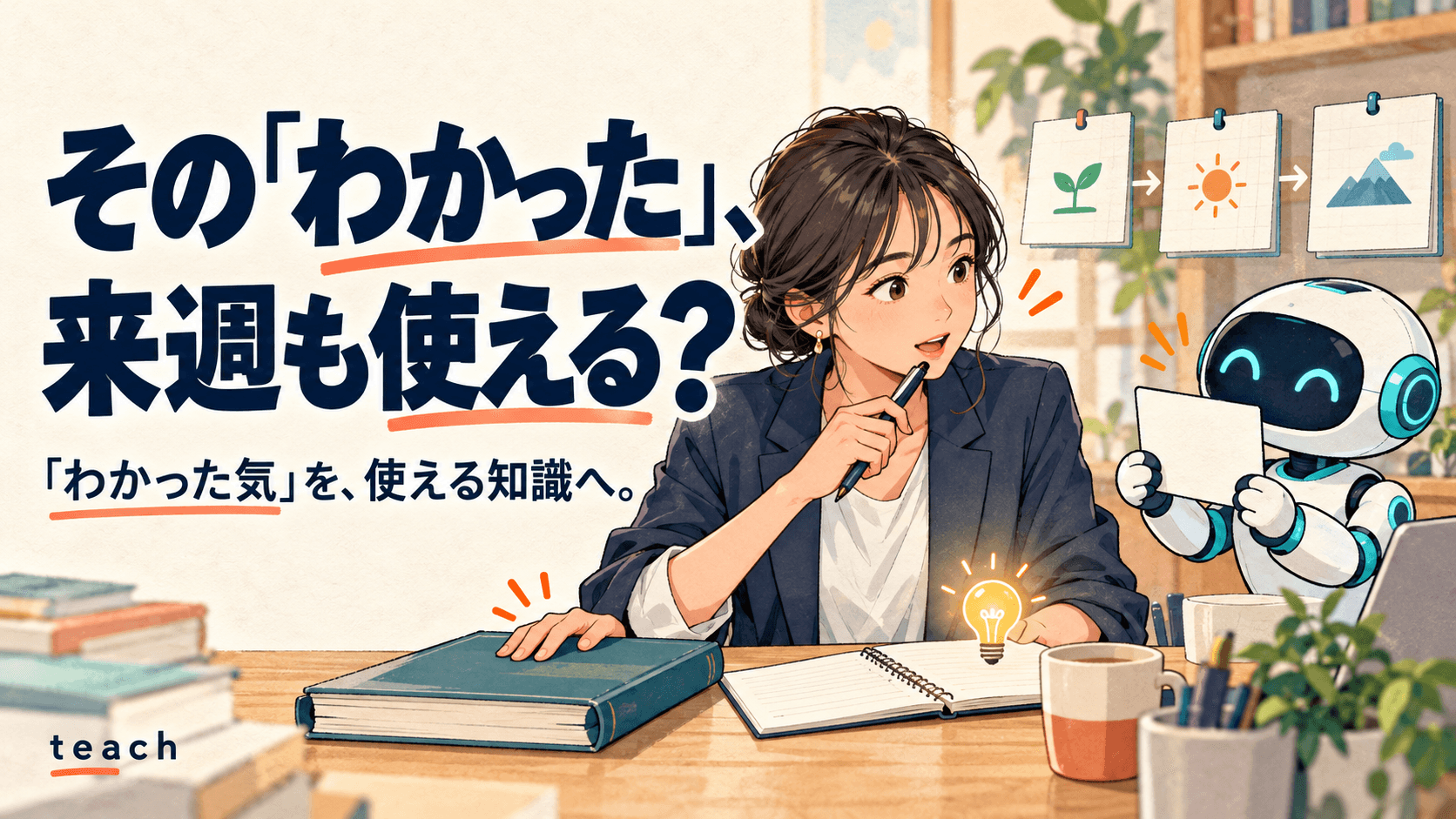 AIに先生役を頼んで、何週間かけて身につける — teachの使い方