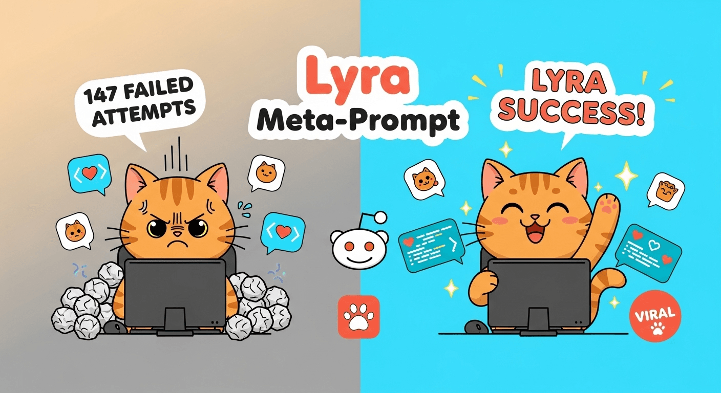 【2025年Reddit話題】Lyraメタプロンプト完全ガイド - 147回の失敗から生まれた最強のAI指示術